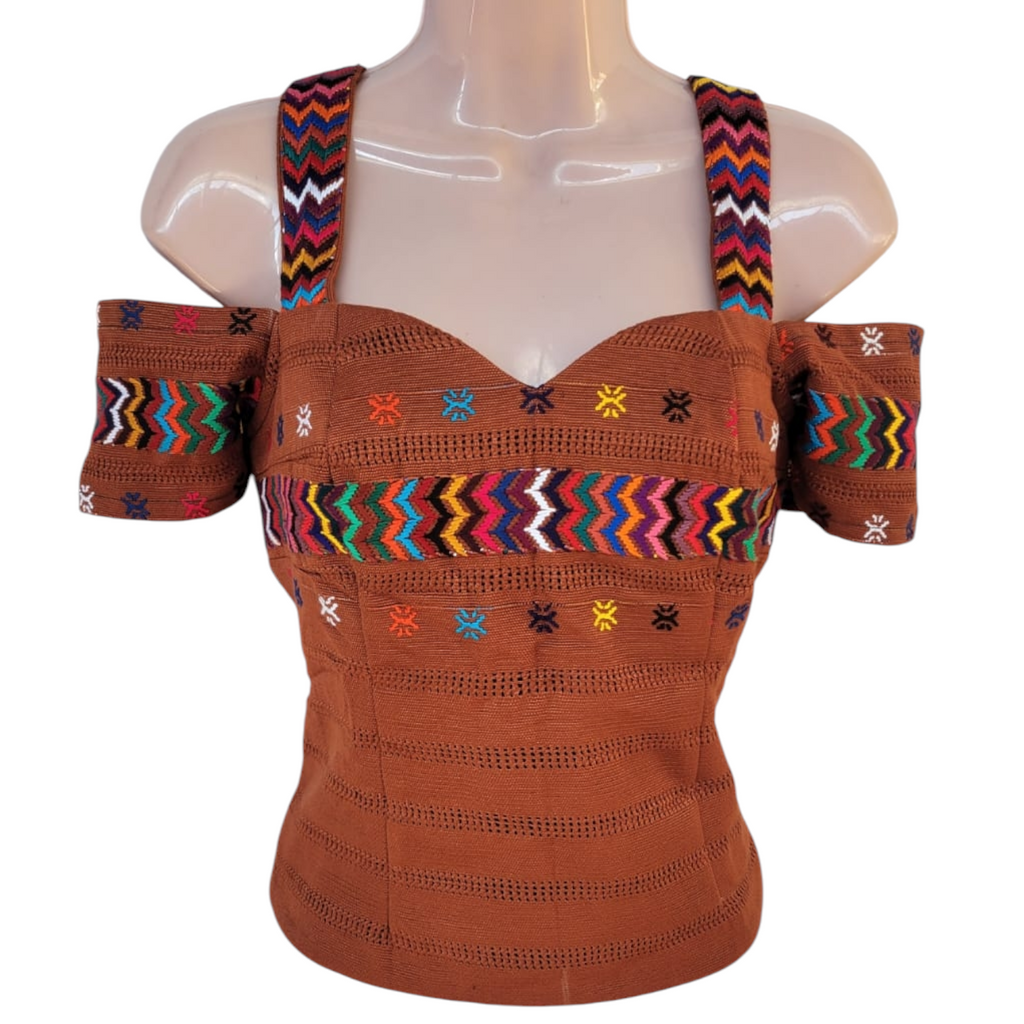 "Dúo Exclusivo: Blusa ARTENSANAL de Hombros Caídos.