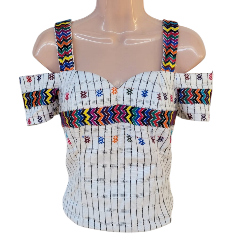 "Dúo Exclusivo: Blusa ARTENSANAL de Hombros Caídos.