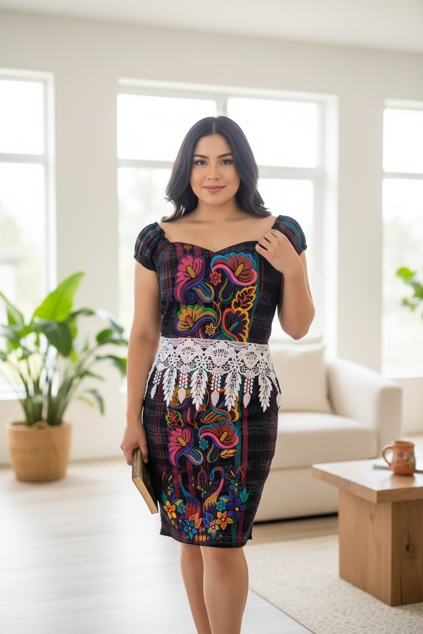 DUO BORDADO DE CINTURA ALTA talla S