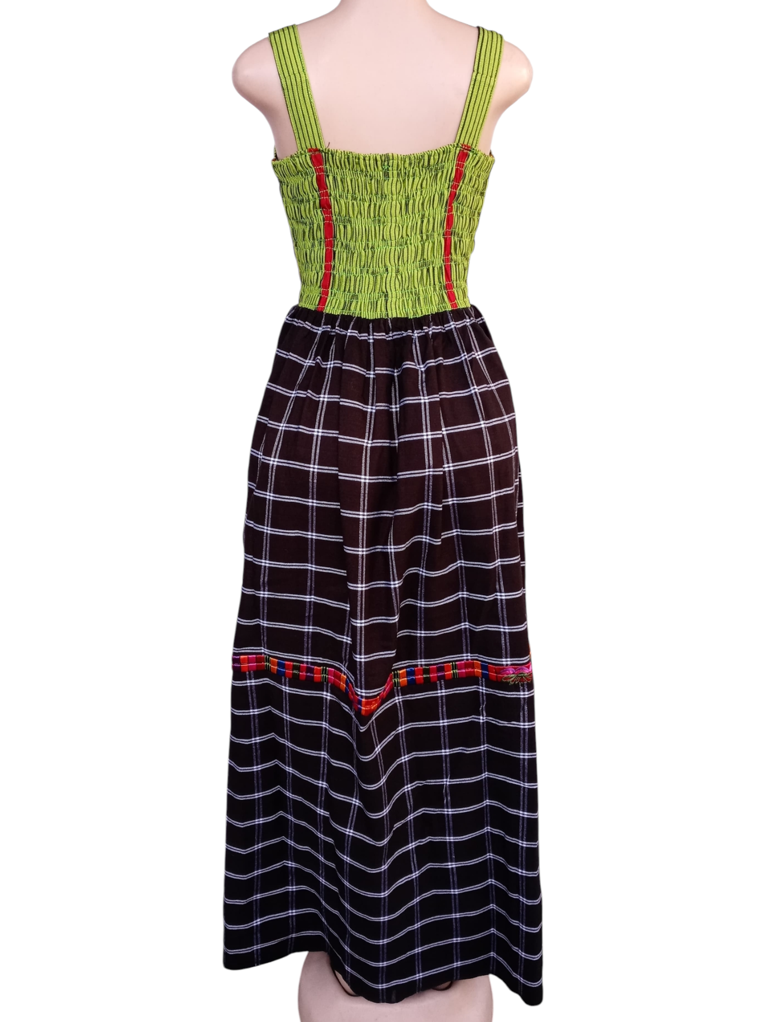 VESTIDO LARGO DE TECPAN
