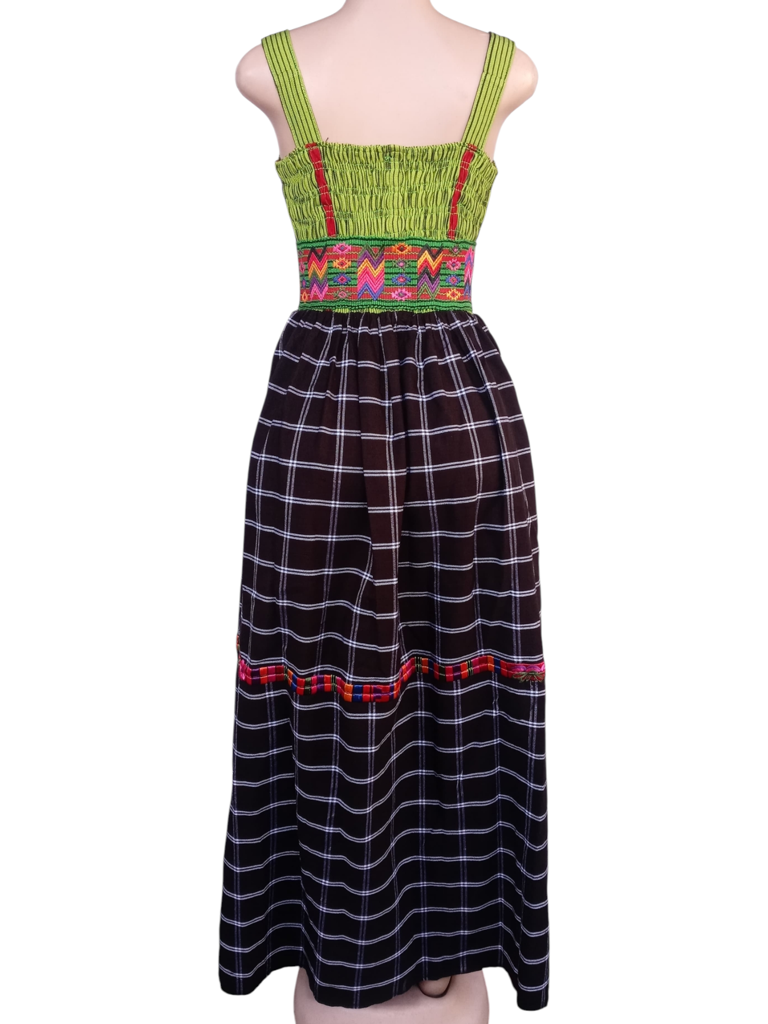 VESTIDO LARGO DE TECPAN