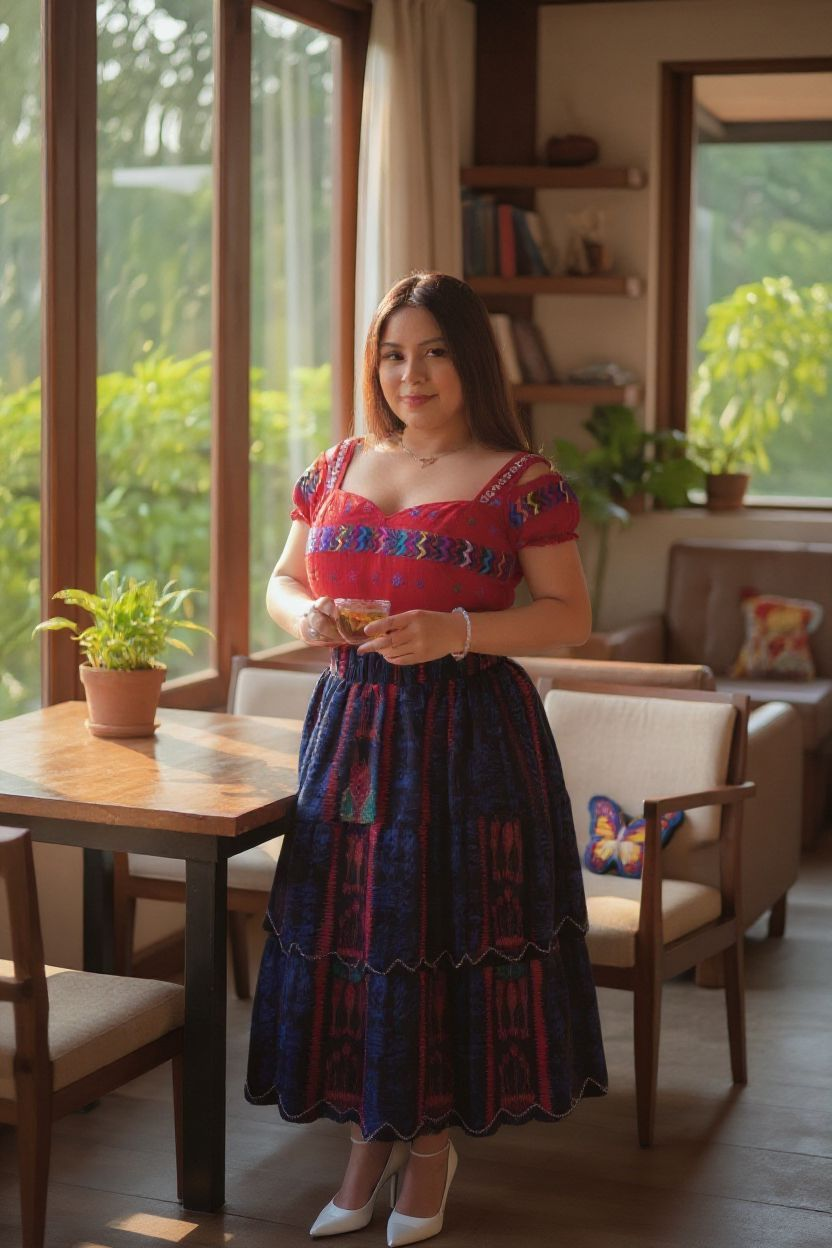 DUO CON FALDA LARGA Y GUIPIL