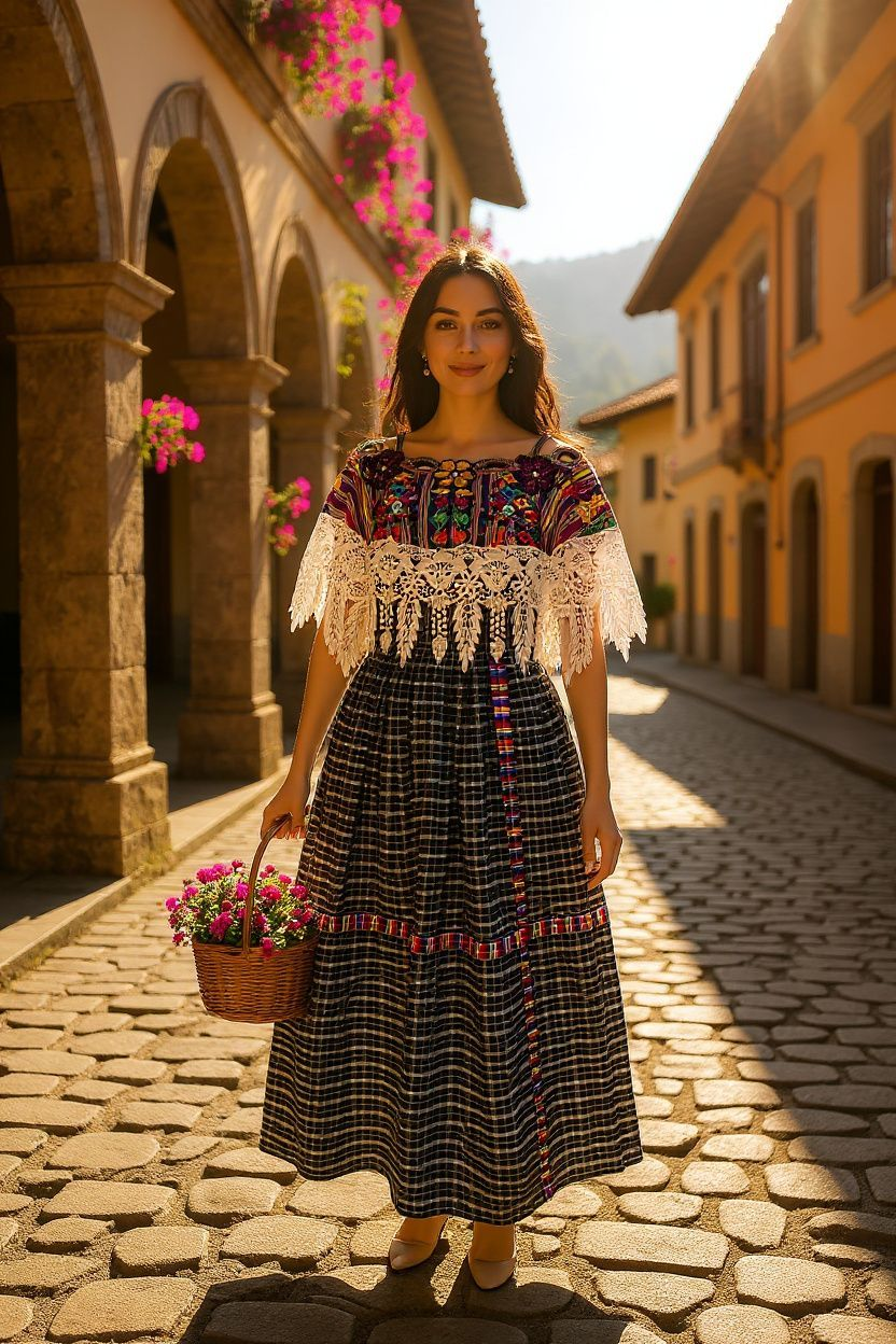 VESTIDO ESTILO CAMPESINO