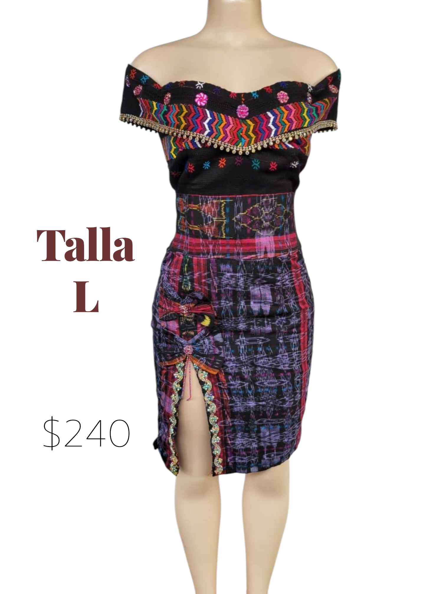 DUO FALDA CORTA Y BLUSA HOMBRO CAIDO