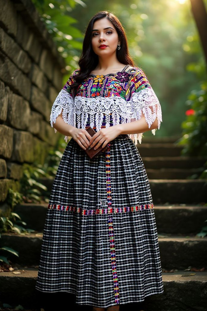 VESTIDO ESTILO CAMPESINO