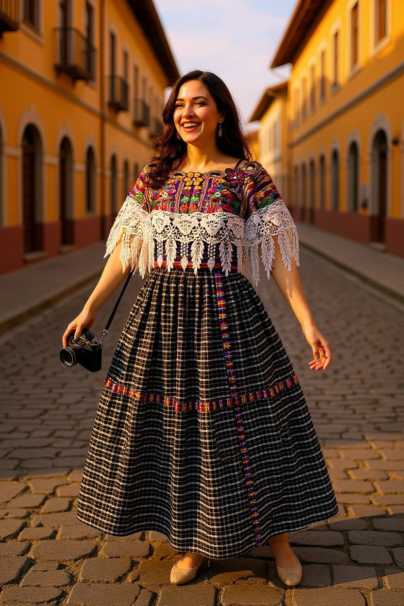 VESTIDO ESTILO CAMPESINO