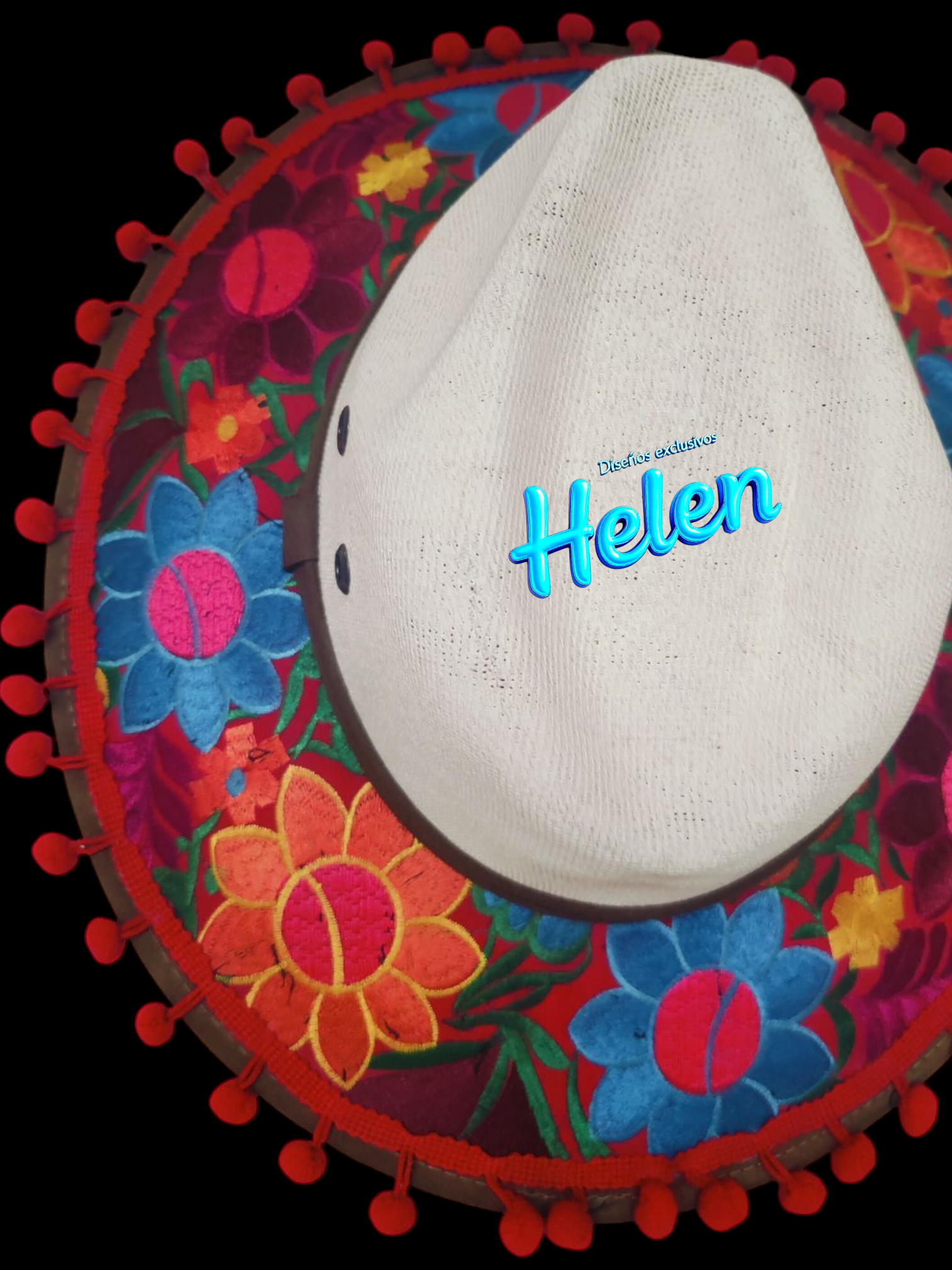 SOMBRERO TIPICO BORDADO
