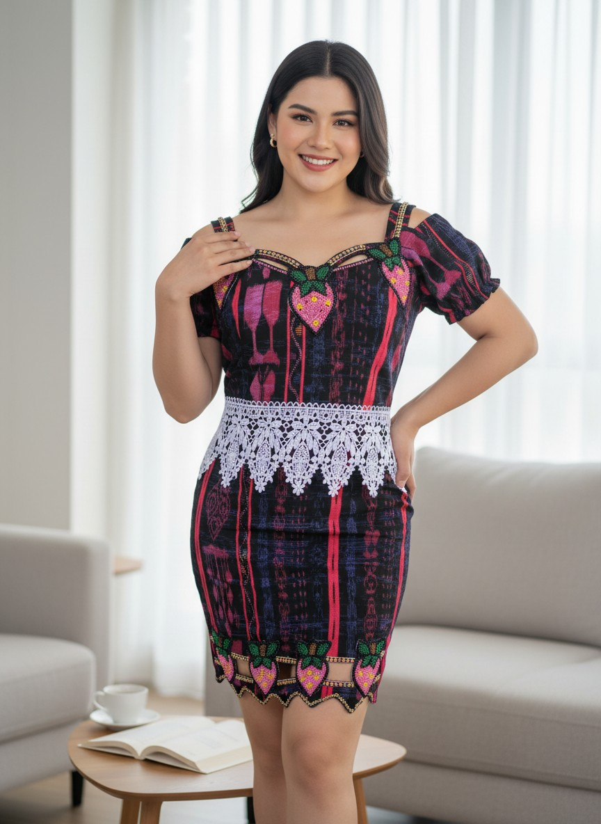DUO DE FRESITAS EN COLOR FUCSIA S M Y L