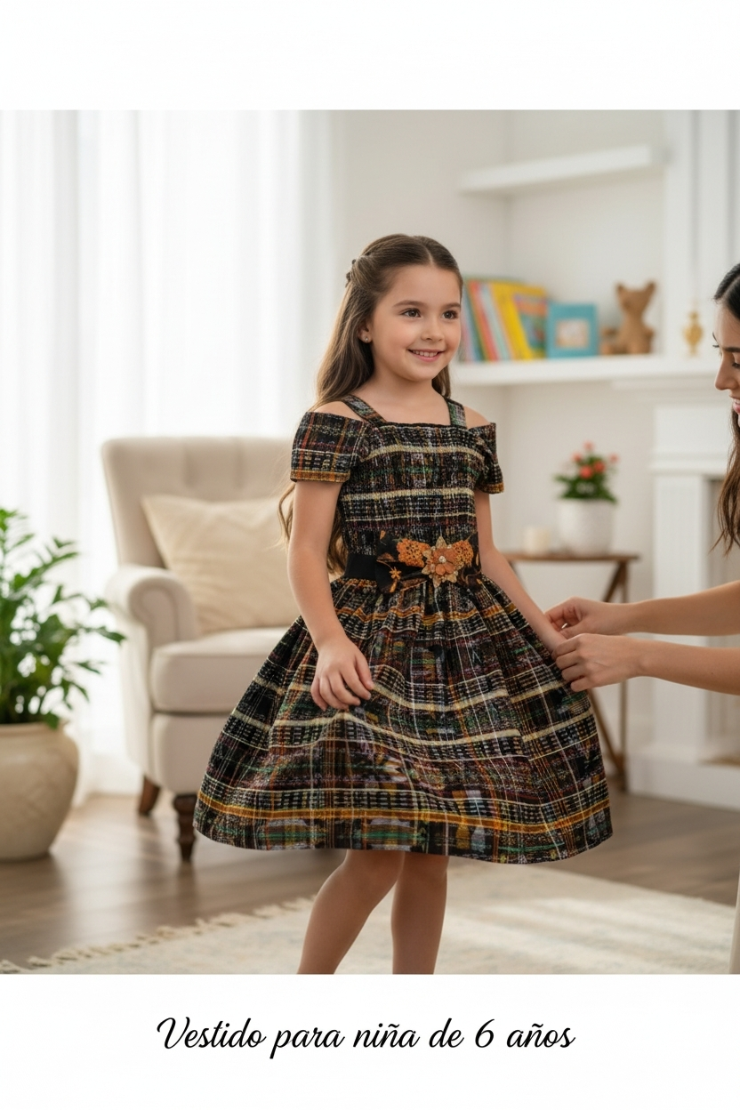 VESTIDO DE NIÑA TALLA 6