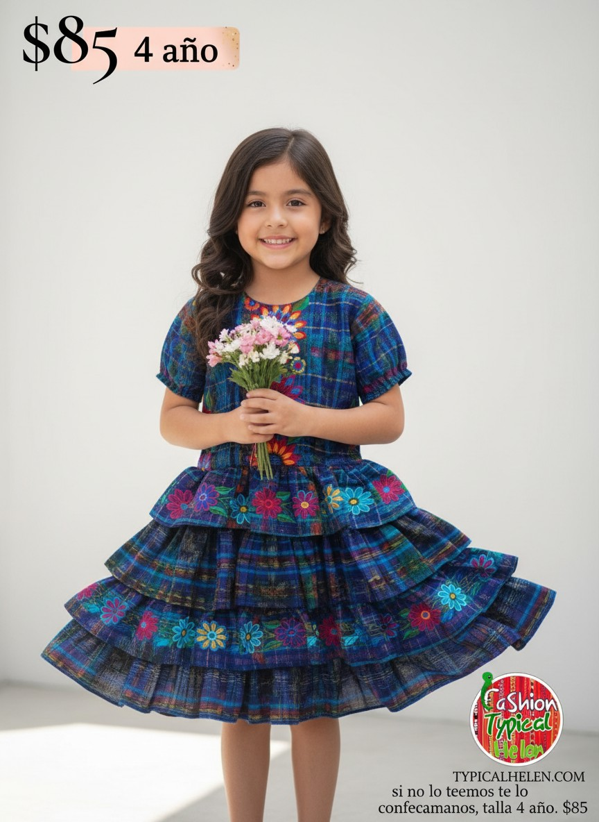 VESTIDO PRINCESA DE NIÑA TALLA 4