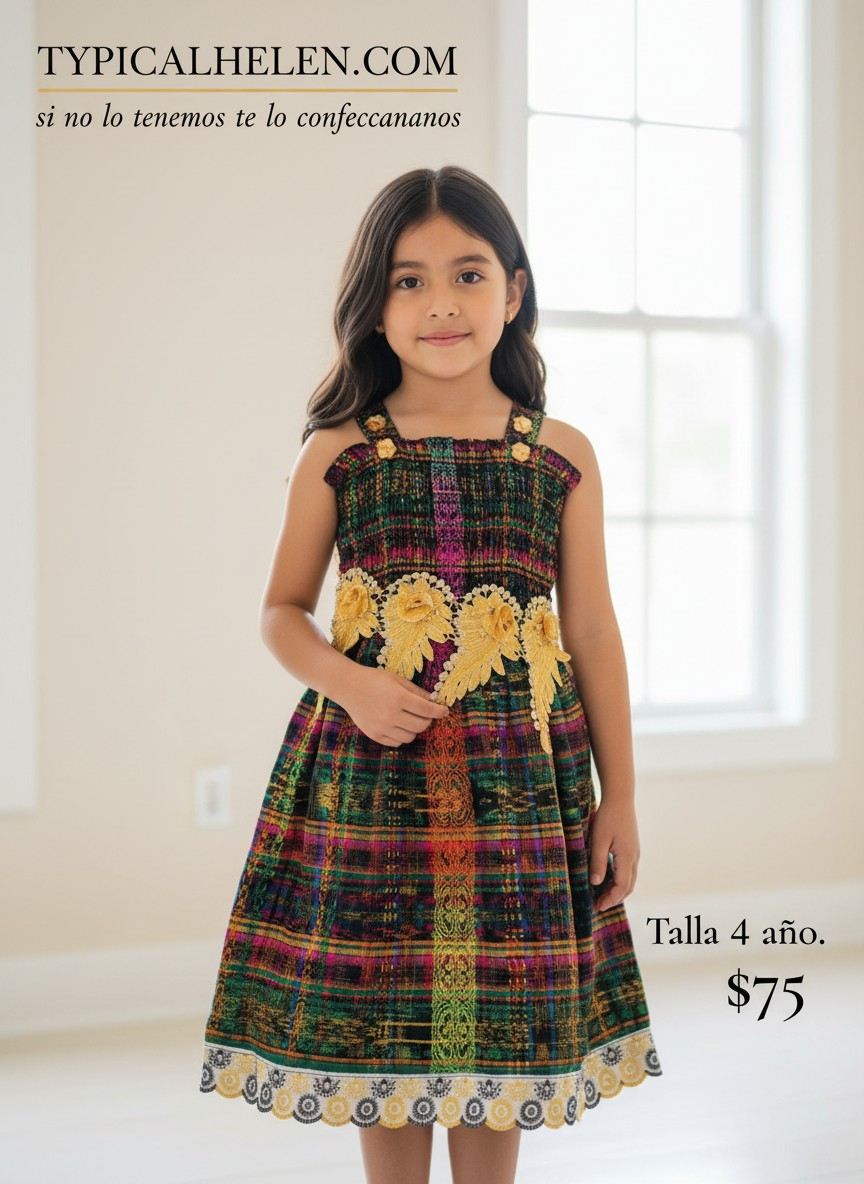 VESTIDO PRINCESA DE NIÑA TALLA 4